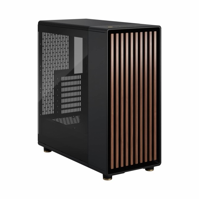 Fractal North Charcoal Black TG Mid Tower